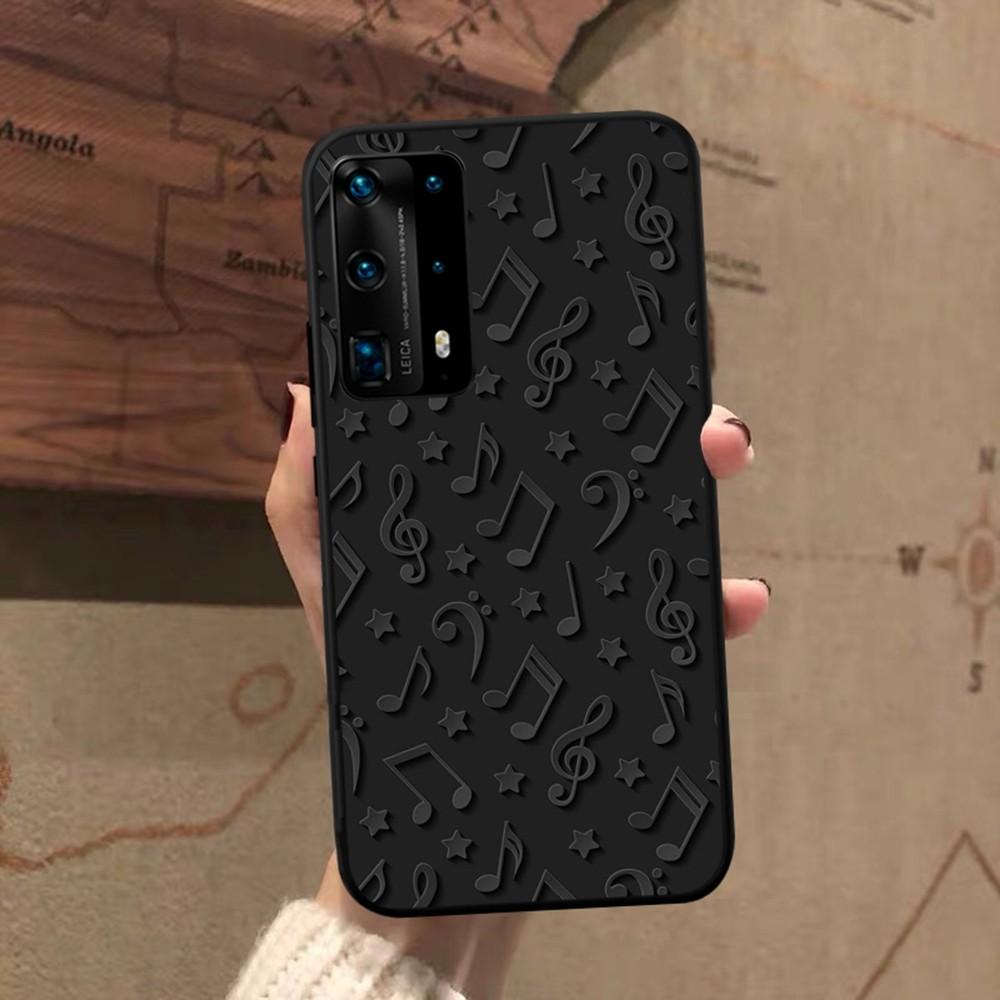 

Musical Note Music Phone Case For Huawei P 8 9 10 20 30 40 50 Pro Lite Psmart Honor 10 lite 70 Mate 20lite Huawei P30