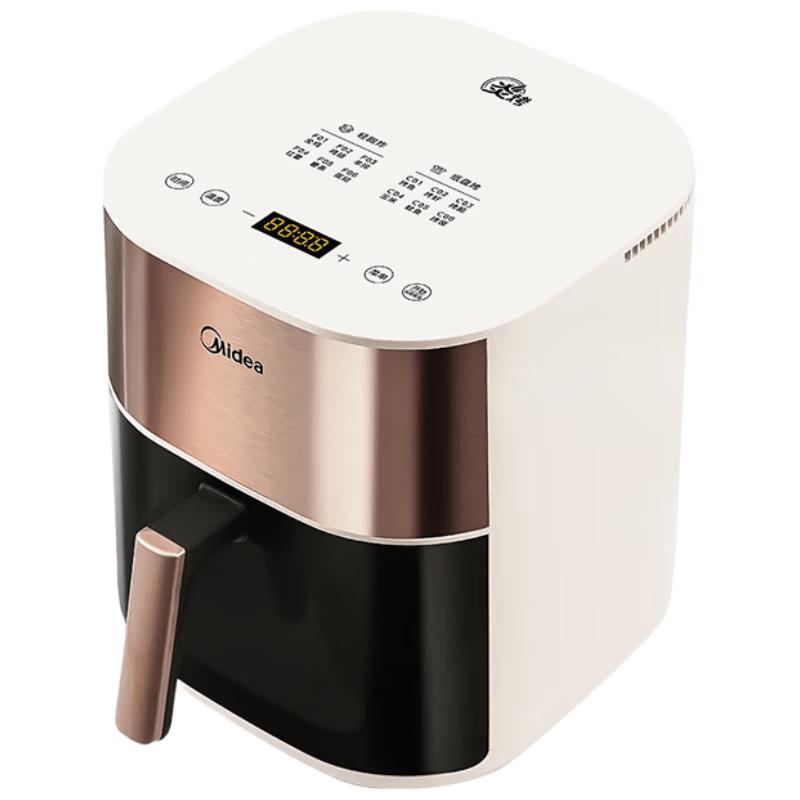 Умная аэрофритюрница Midea с прозрачным окошком, штепсель CN (адаптер в комплекте)