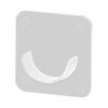1 Set Curtain Rod Holder Punch Free Transparent ABS Adhesive Shower Tension Rod Mount Brackets Set for Home