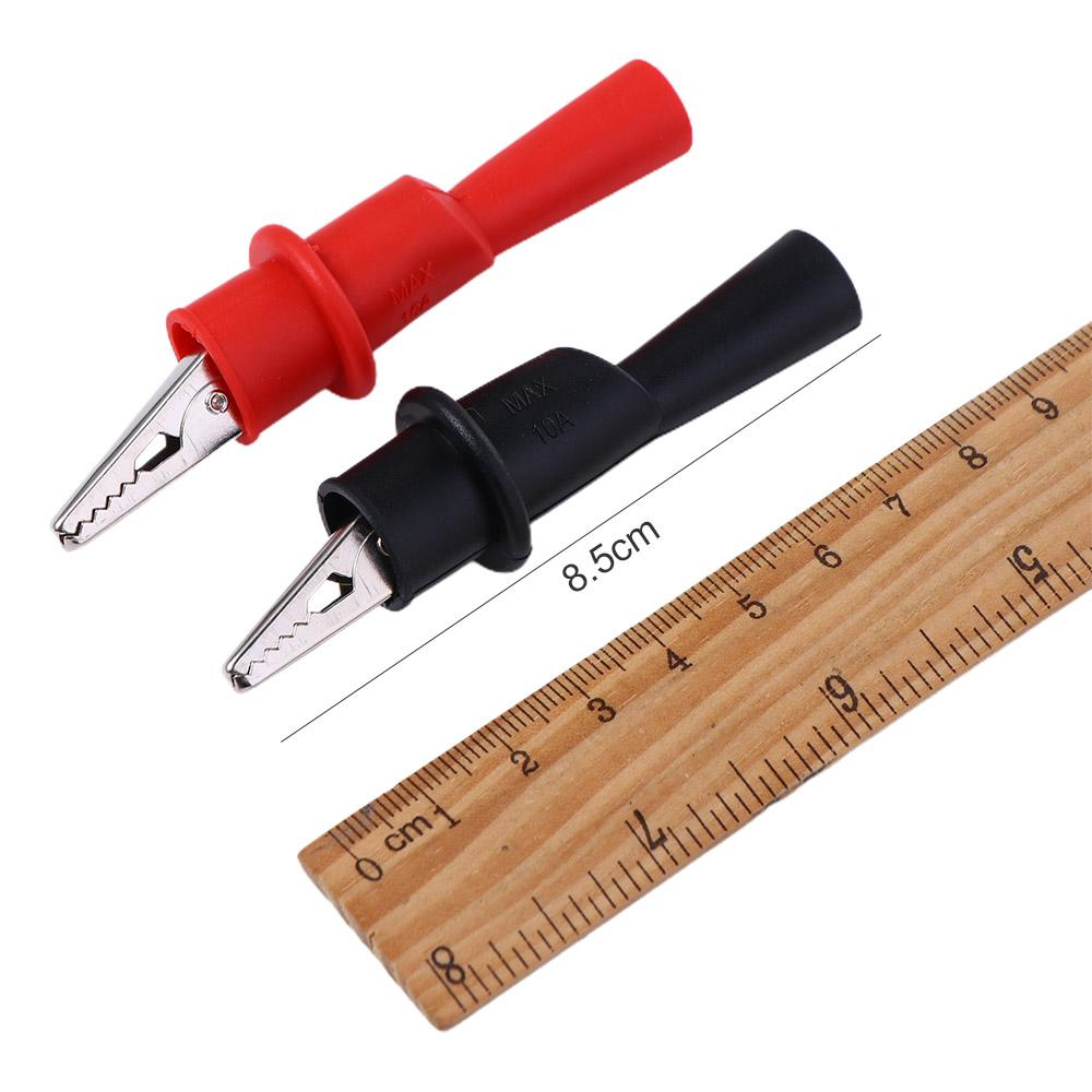 For Professional Multimeter Test Lead Alligator Alligator Clips Connectors Terminals Test Clips
