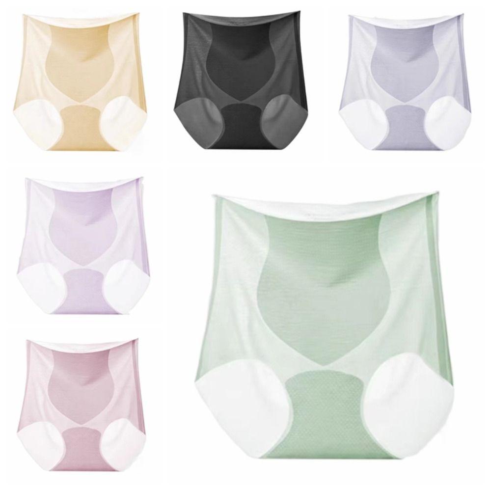 Ultra Thin High Waist Panties Traceless See Through Seamless Lingerie  Summer