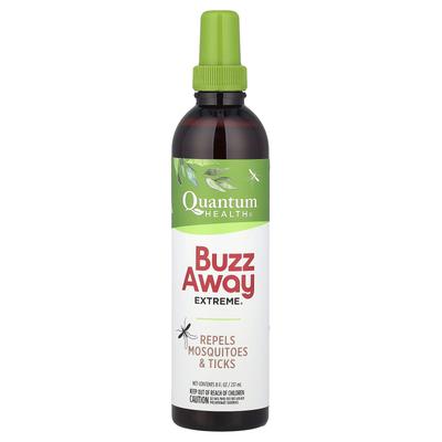 Quantum Health, Bizz Away Extreme®, Mosquito & Tick Repellent, 8 Fl Oz (237 Ml)