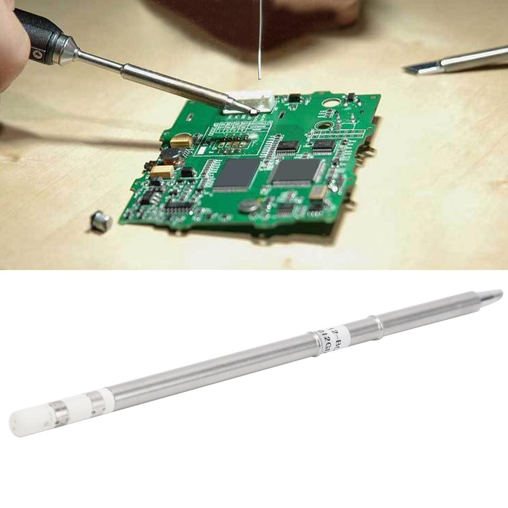 T12?BC3 Soldering Tip Solder Iron Head Replacement Fast Heat Conduction Hardware Tool