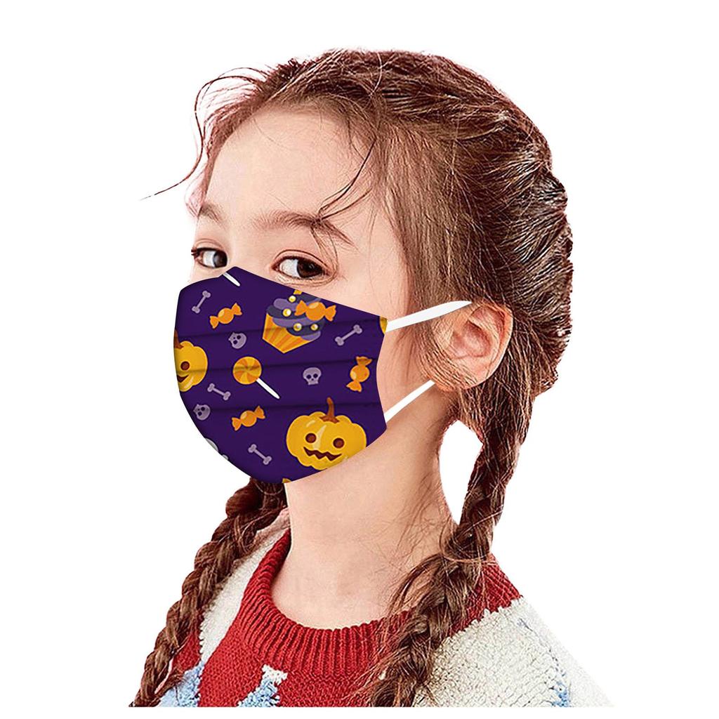 Children's Cartoons Halloween Mask Disposable Face Mask Ear Loop 10PCS