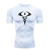 Men's Sports T-shirt Training Fitness Quick-Dry  Compression Workout  Gym Athletic Tees Gym Jogging Sportswear Training Elastic Breathable Slim Fit
