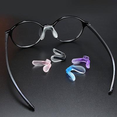 1Pcs Anti Slip Eyeglasses Plug-in Bracket Eyeglass Nose Pads Bridge Strap Grip Hook U Shaped Nose Pads
