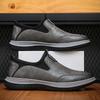 2025 summer men's work shoes Korean version of comfortable and trendy kitchen men's platform anti-leather shoes