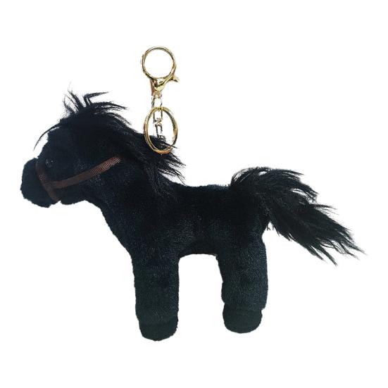 Huggable Pony Plush Toy for Kids Soft Stuffed Animal for Bedtime & Cuddling Realistic Spotty Horse Doll Gift for Children Toddlers