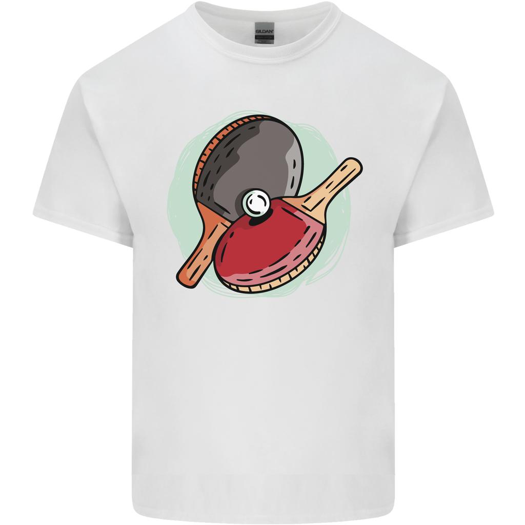 Table Tennis Paddles Ping Pong Unisexs Light Cotton TShirt