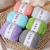 50g Nuovo Filato di Puro Cotone di Spessore Medio per Maglia Fai da Te Filato di Cotone Pettinato Amico della Pelle Filato Morbido per Maglia a Mano Estate Primavera