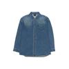 MLB New York Yankees Vintage Denim Classic Long Sleeve Shirt Unisex Shirts 3ADRV0254-50INS