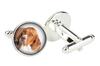 English Pointer I - cufflinks in a box, handmade jewelry, product of the Art-Dog brand