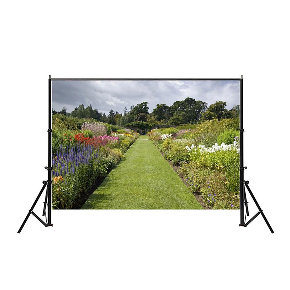 Road Landscape,Garden Background Photography Natural Scenery Backdrop Adult Photography Booth Shooting,Wedding,Party Decor
