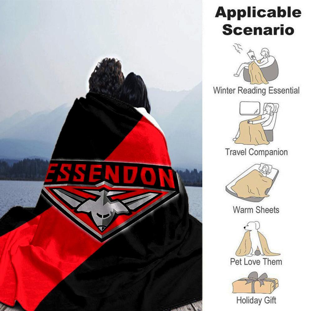1pc Essendon Throw Blanket Soft Flannel, Cozy All Season Polyester Perfect for Home, Office