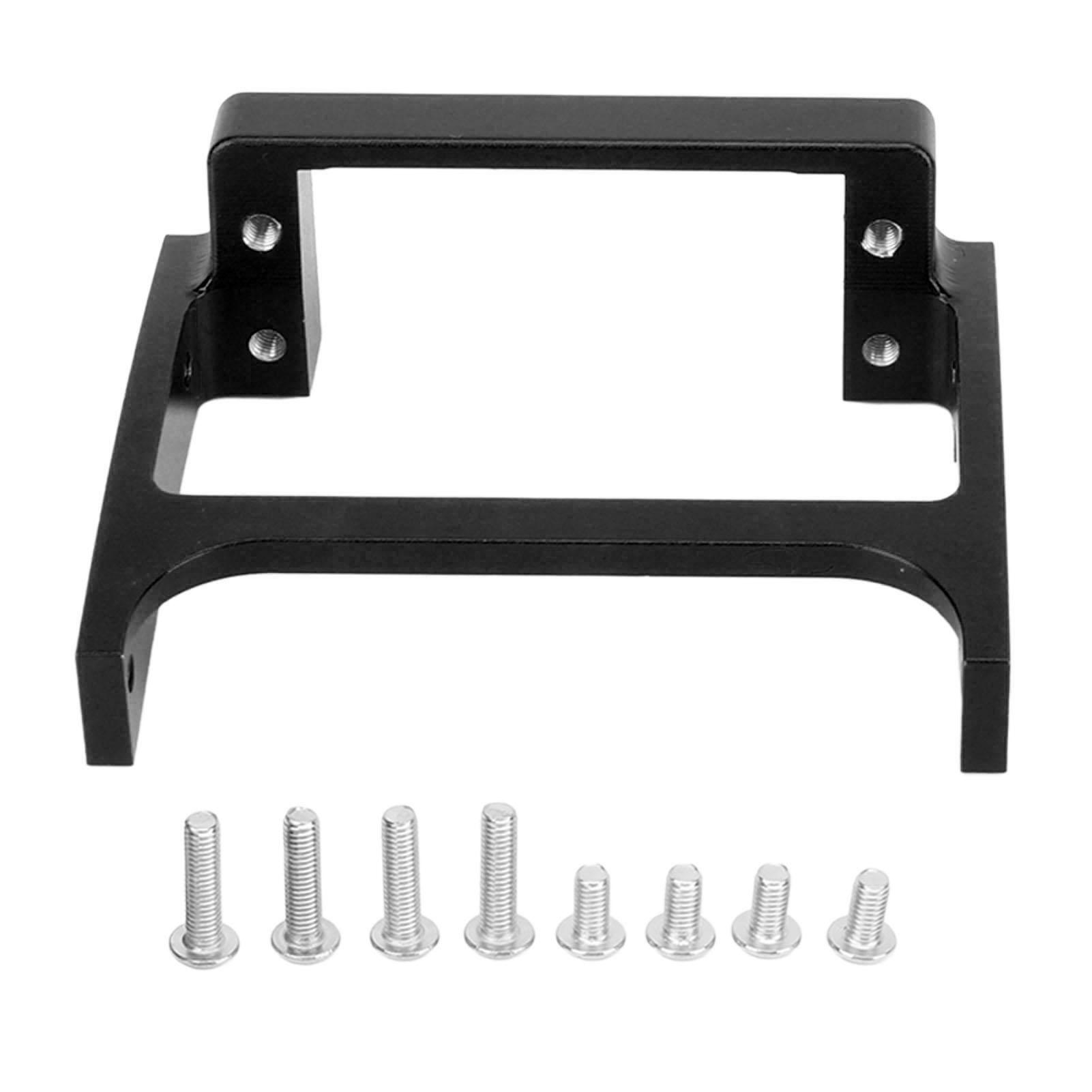 

RC Crawler Metal Servo Mount Заміна алюмінієвого сплаву Стабільний RC Car Servo Mount для осьового Black