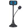 HD USB Webcam with Microphone & Night Vision for Streaming, Video Calls, and Online Classes
