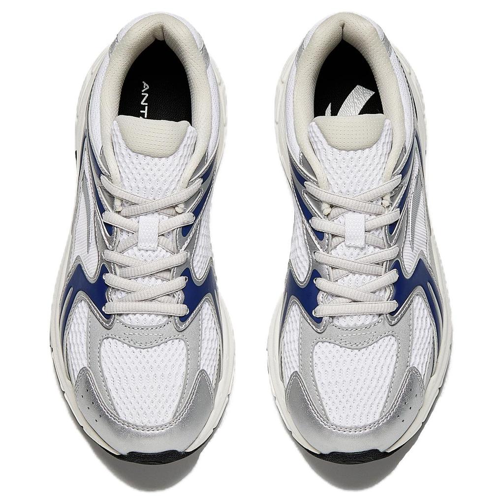 Anta Comfortable Retro Fashion Height-Increasing Lightweight Breathable Low-Top Casual City Commuting Running Shoes Women Sneakers 922535592-5