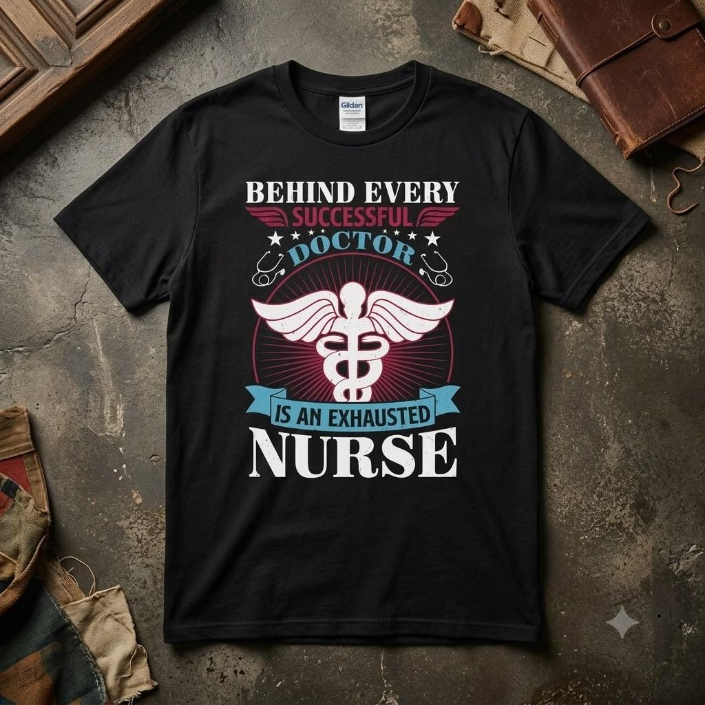 Proud Nurse Life Cotton Tee Medical Hospital Gift Graphic Unisex T-shirt