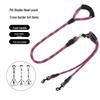 Double Dog Leash for Medium Dogs - Two-Headed Traction Belt