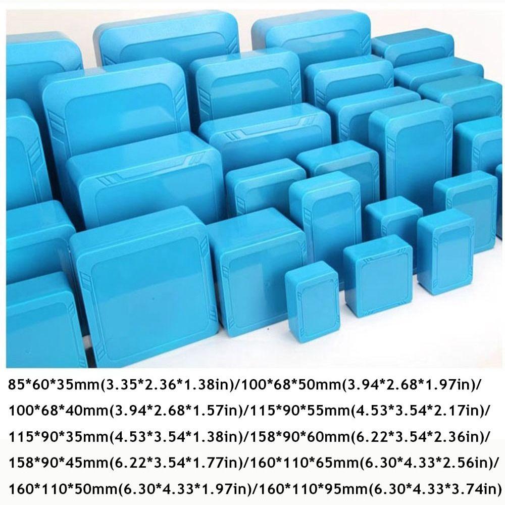 IP67 Waterdichte Behuizing Aansluitdoos ABS Kunststof Blauwe Kleur Elektronische Projectbehuizing Elektrische Projectdoos