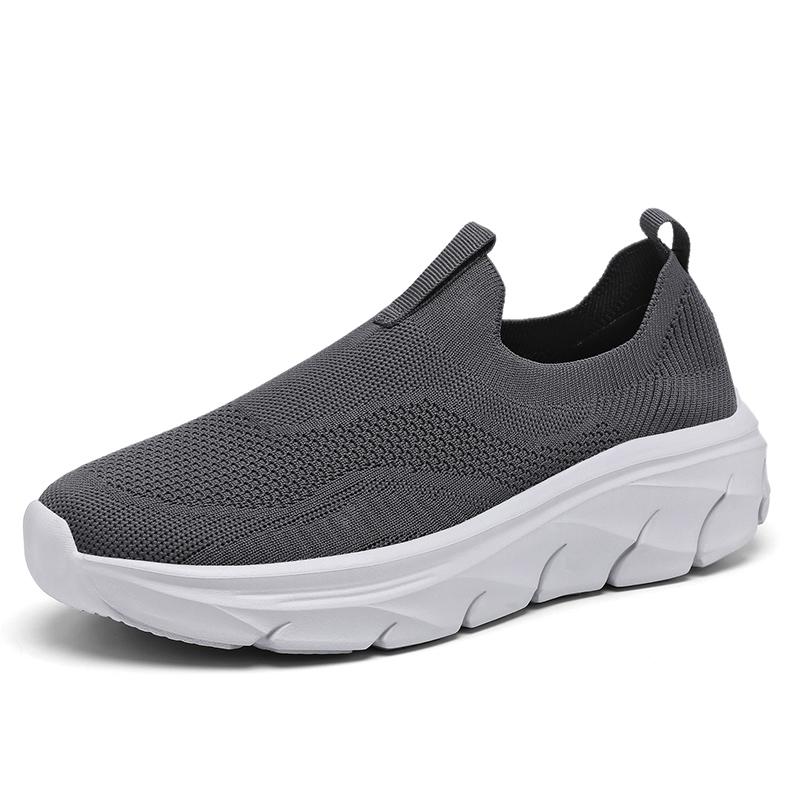 Men Lightweight Mesh Comfortable Flat Casual Walking Shoes Slip-on Unisex Sneakers for Men and Women Running Shoes
