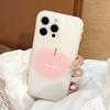 Pink Apple Applicable 16 Mobile Case 15 Promax Zhao Lusi Same Model Iphone17 Korean 13 Small Fresh 11 Soft