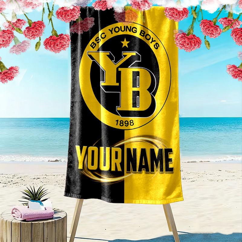 Custom Yb Print Beach Towel, Large Soft Quick Dry Towel for Beach Camping Swimming