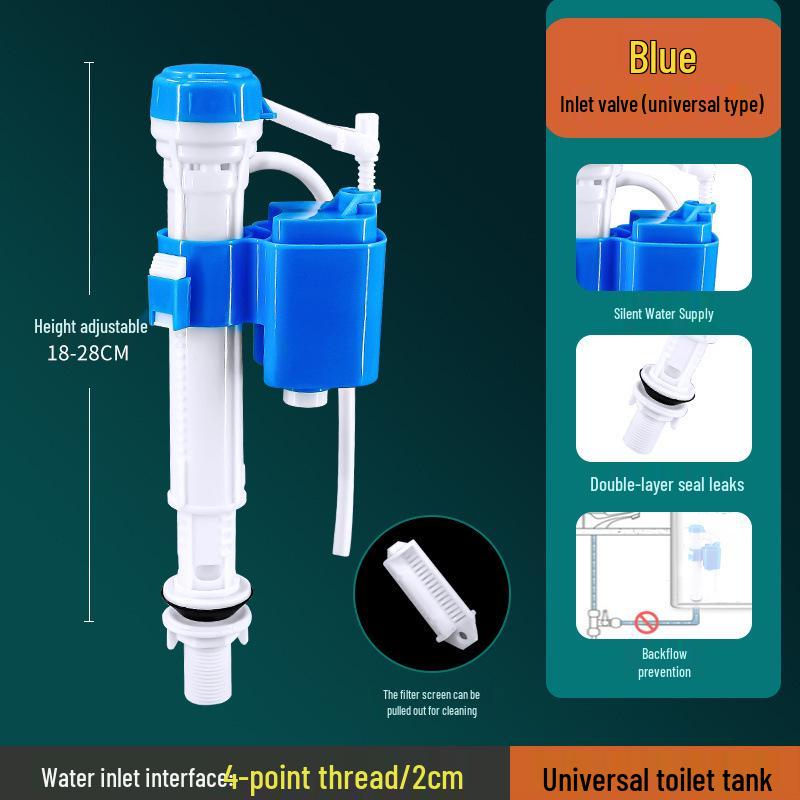 Toilet Water Tank Float Ball Drain and Inlet Valve Set