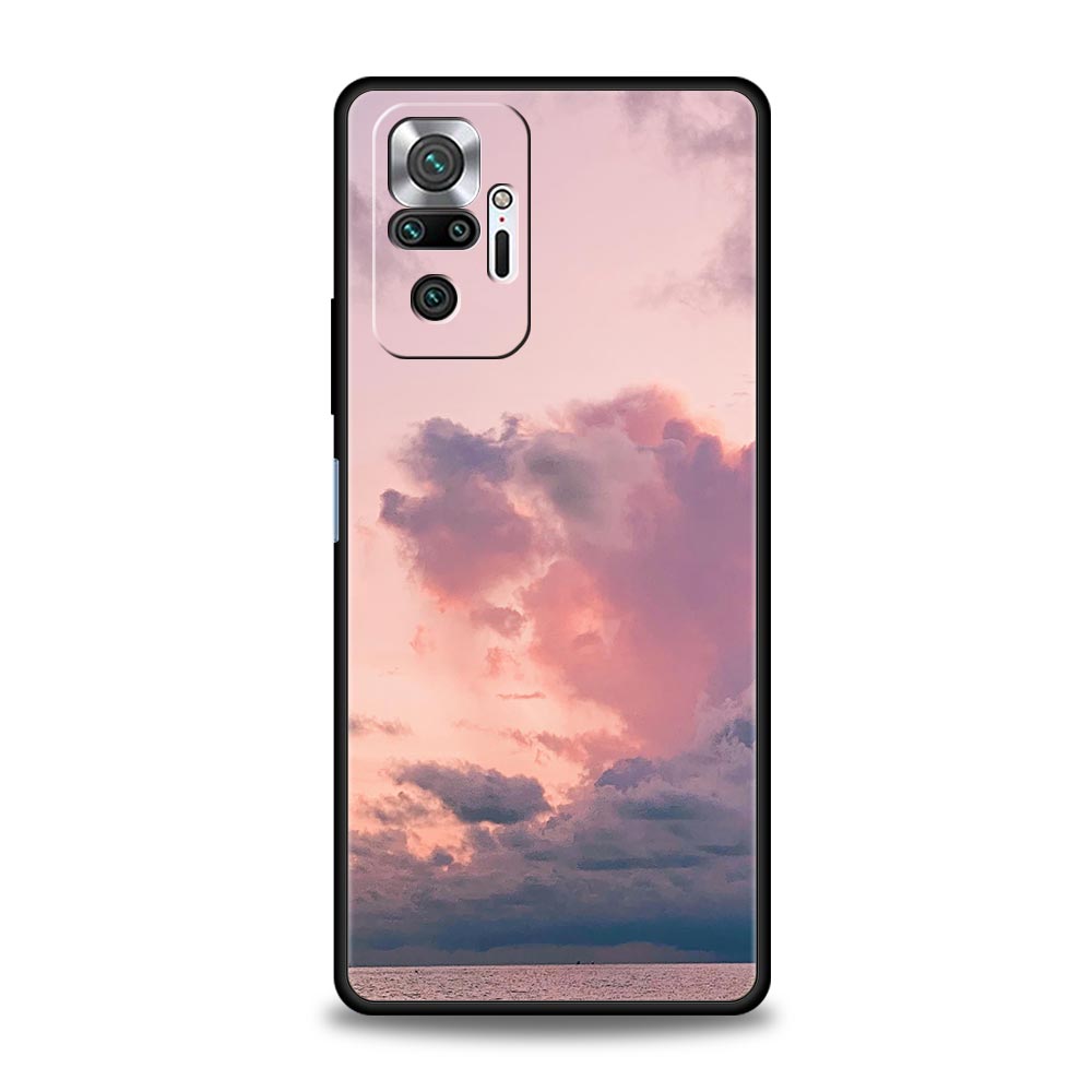 Cloud Summer Sunset Glow Phone Case For Xiaomi Redmi Note 15 14 13 12 5G 11 10 Pro Plus 4G 9S 14C 13C 12C 10C Soft TPU Cover