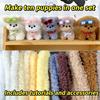 DIY Puppy Craft Kit with Sunglasses Jumbo Coral Fleece Chenille Stems for Kids Art Supplies Decorations Gift 2026 New