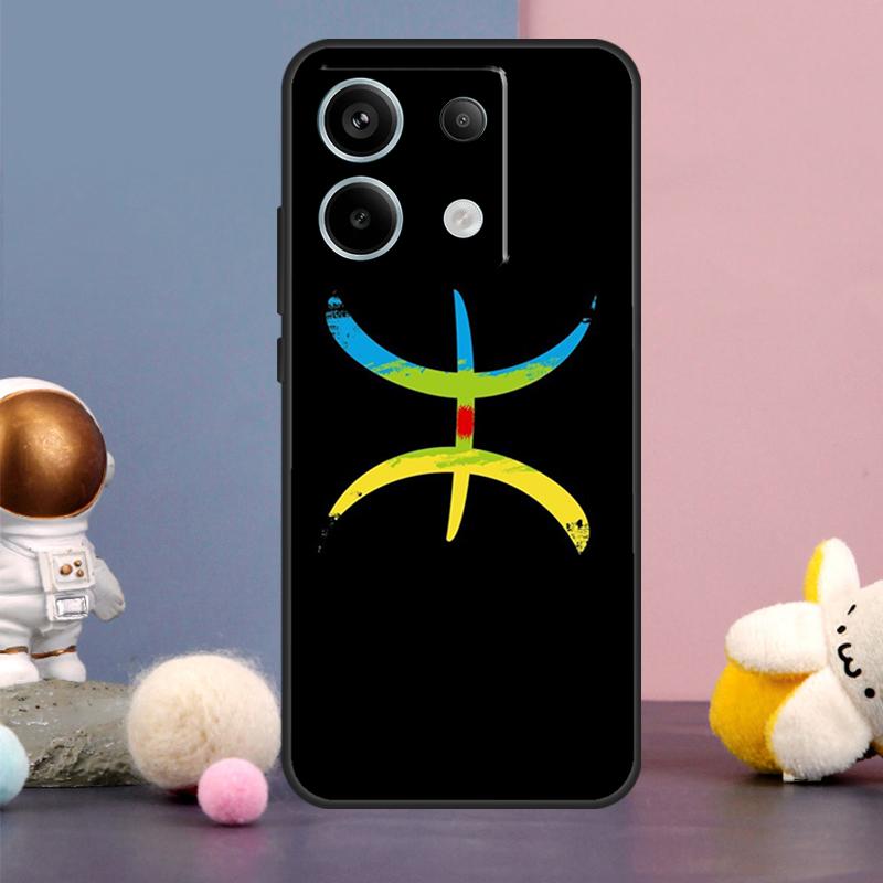 Amazigh Berber Flag Case For Xiaomi Redmi Note 9 10 11 12 13 Pro Plus 12S 11S 10S 9S Remdi 12 13 C 9C 10C Cover