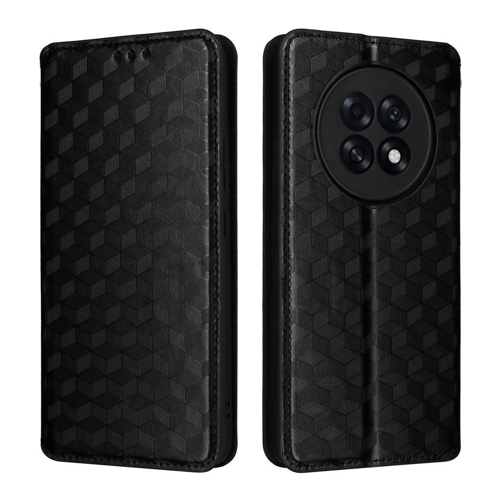 Leather Case for Oppo A6 GT 5G/A6 Max 5G/F31 Pro+ 5G Wallet Rhombus Imprinted Phone Cover