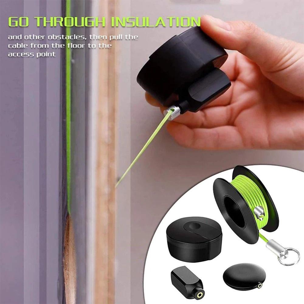 Durable Wire Pulling Tool Magnetic Electrician Tool Hand Tool Nylon Pipe Conduit  Wall Fishing