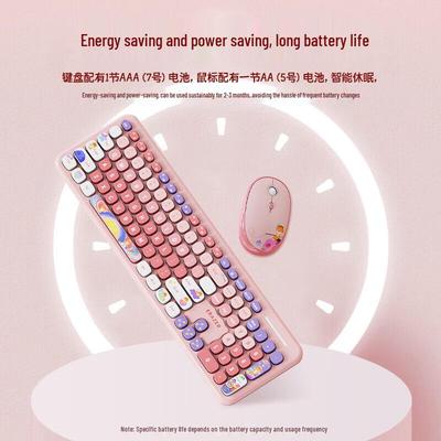 Lenovo Yizhe KN520 Wireless Keyboard Mouse Set - Rainbow Star Wish