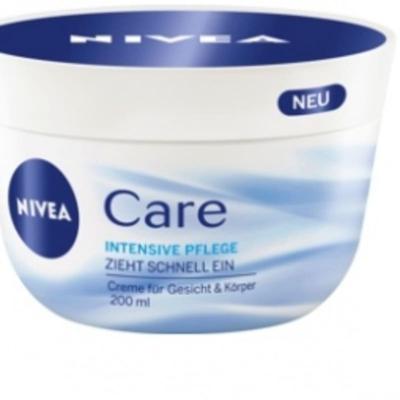 German Nivea Care Cream - Face & Body Care 200 Ml
