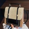 Retro Commuter Texture Handbag 2025 Autumn New Niche Korean Version Backpack Small Square Bag Foreign Style Women's Bag