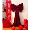 Large Red/Pink Plushie Bows Wedding Decoration Wall Decorating Ormanent For Event Planners Anniversary Celebration