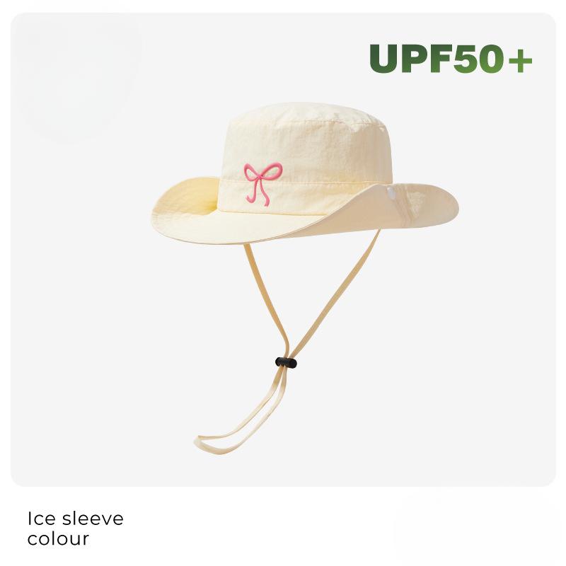

Летняя уличная шляпа от солнца с бантом для женщин, быстросохнущая, с защитой от солнца, шляпа-панама на шнурке, корейская версия, для походов, кемпинга, альпинизма, шляпа-панама Adjustable