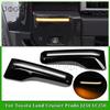 LED Daytime Running Light DRL Car Front Headlight Side Wing Fog Lamp Cover Trim For Toyota Land Cruiser 250 Prado LC250 2024+