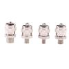 M4 M5 M6 M8 Screw Thread Nickel Plated Brass Syringe Metal Luer Lock Adapter