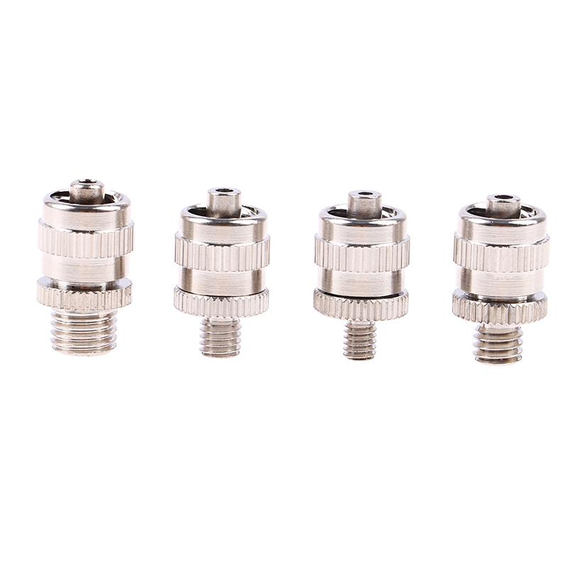 M4 M5 M6 M8 Screw Thread Nickel Plated Brass Syringe Metal Luer Lock Adapter
