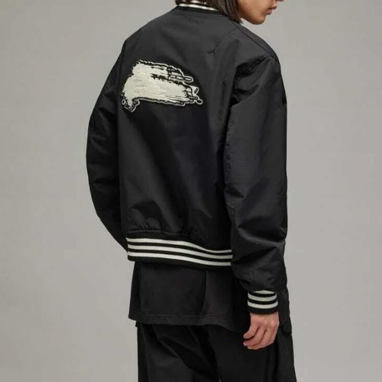 Y-3 Team Jacket Black/White Unisex Outerwear H44804