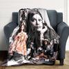 Artistic Collage Inspiration Blanket Soft Throw Blanket For Home Bedroom Bed Sofa Travel Office Solid Christmas Blanket