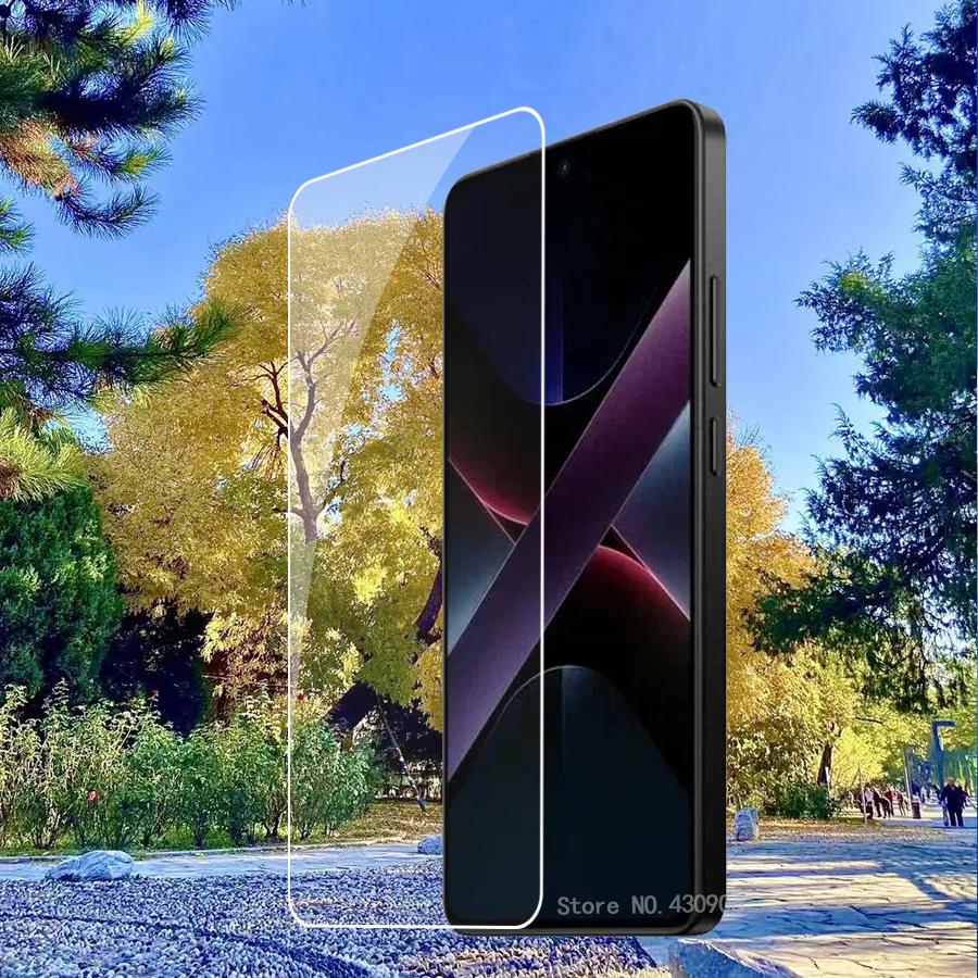 For Poco X7 Pro Screen Protector Screen Coverage High Quality Transparent Tempered Glass Film 2.5D edge 9H Hard 3 Piece/lot