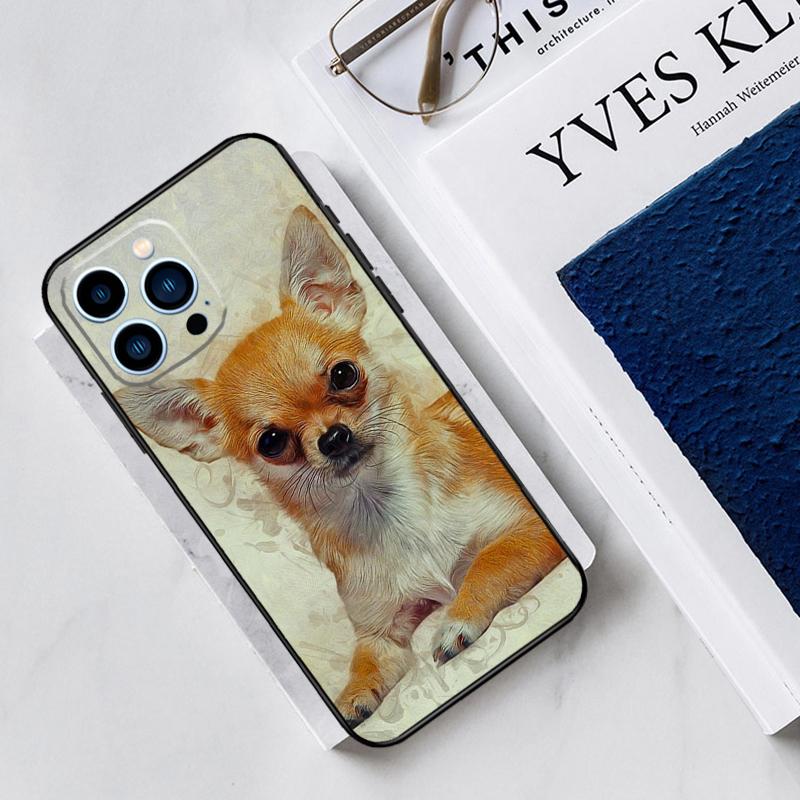Chihuahua Dog Case For iPhone 15 16 Pro Max 14 12 11 13 Pro Max Plus XR X XS Max 12 13 Mini Cover