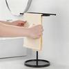 Portasciugamani Multifunzione a Forma di S con Base Ponderata Portasciugamani da Terra in Metallo per Cucina Mobiletto da Bagno Duraturo