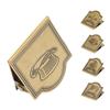 Brass  Clip Vintage Decorative Strong Clamping Force Book Clip for Journal Notebook Drawing Pa