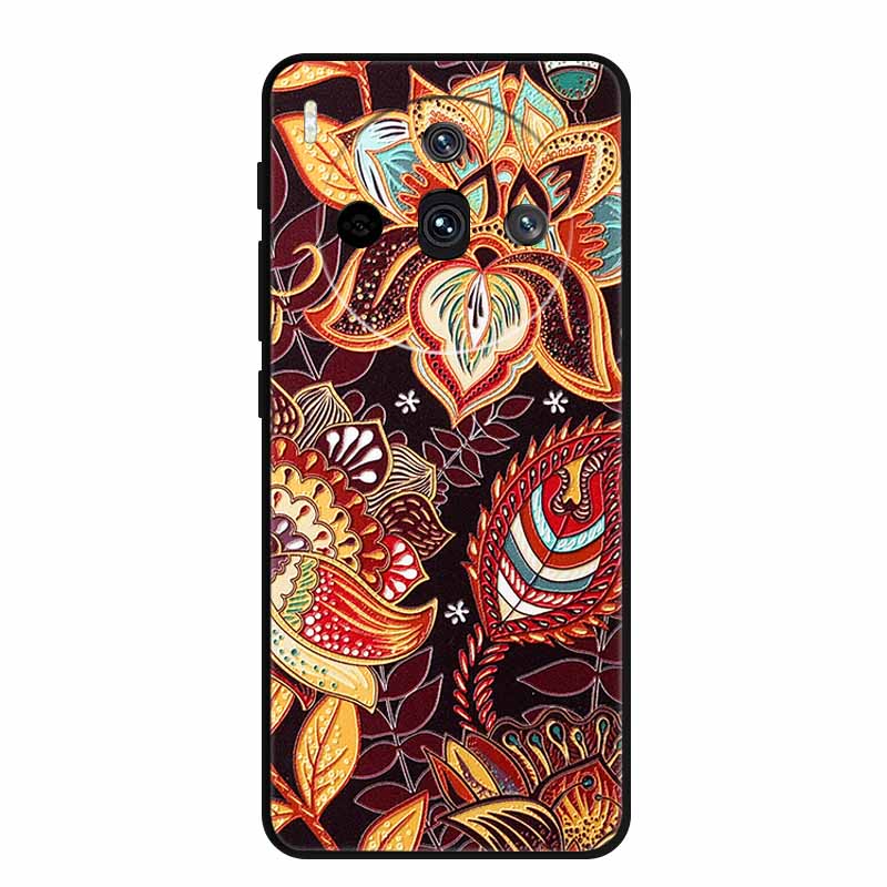 3D Relief Emboss Case For ZTE nubia Z60S Pro Z50s Pro Z70 Z50 Z60 Ultra Blade A75 A73 5G Black Silicone Soft Back Cover Case Bag