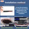 1pcs Universal Waterproof Flexible LED Strip DRL 12v Daytime Running Strip Light Ambient Lamp For Citroen C5 Aircross 2017-2022