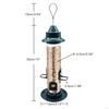 Hanging Bird Feeder 4 Ports Bird Feeders Plastic Tube Bird Feeding Station Bird Feeders for